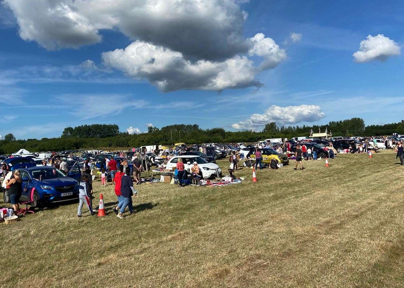 Open weekend saw around 130 stalls set up at the Rainham Bootfair relaunched this summer