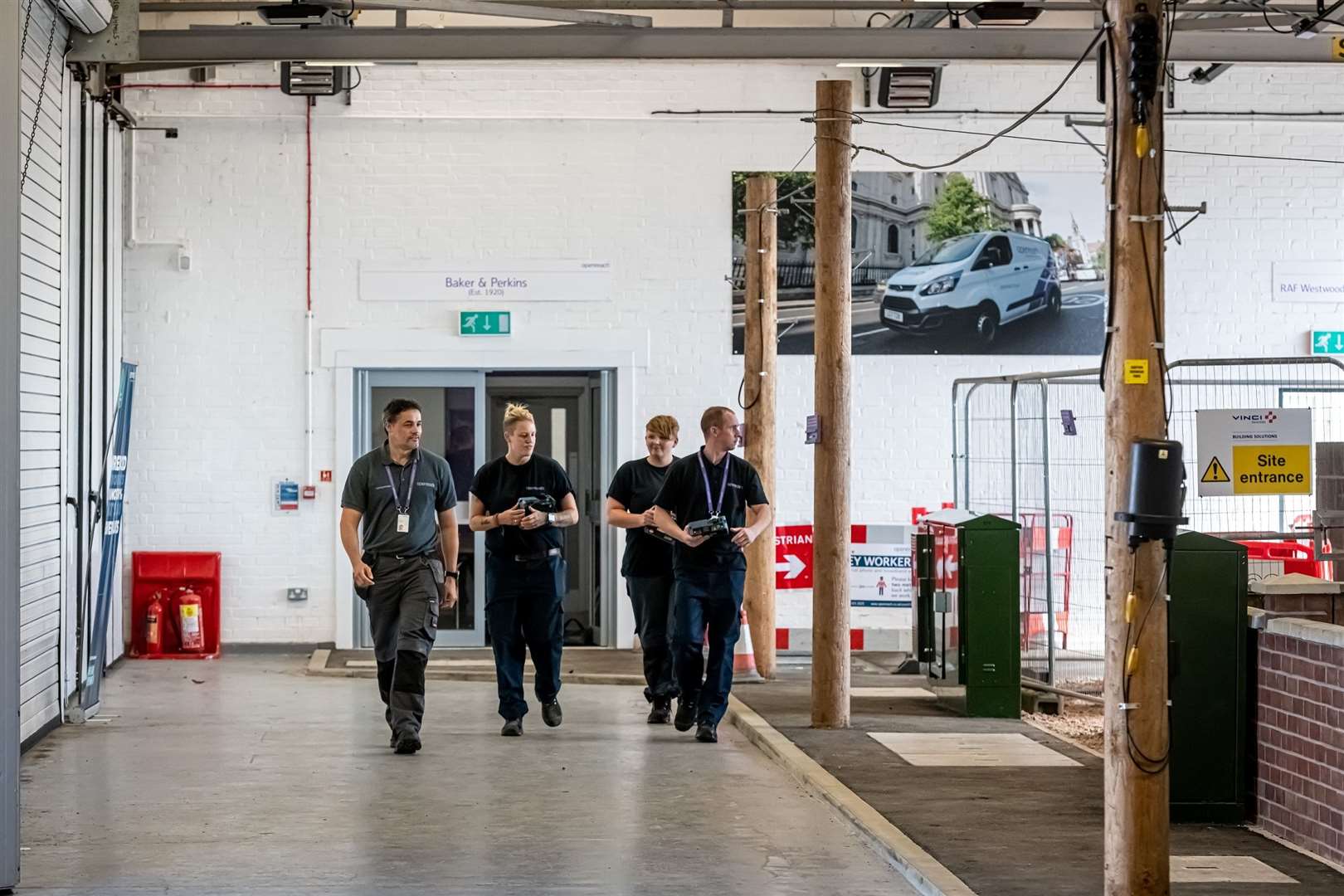 Openreach trainees at its Open Street Training Centre. Picture: Openreach