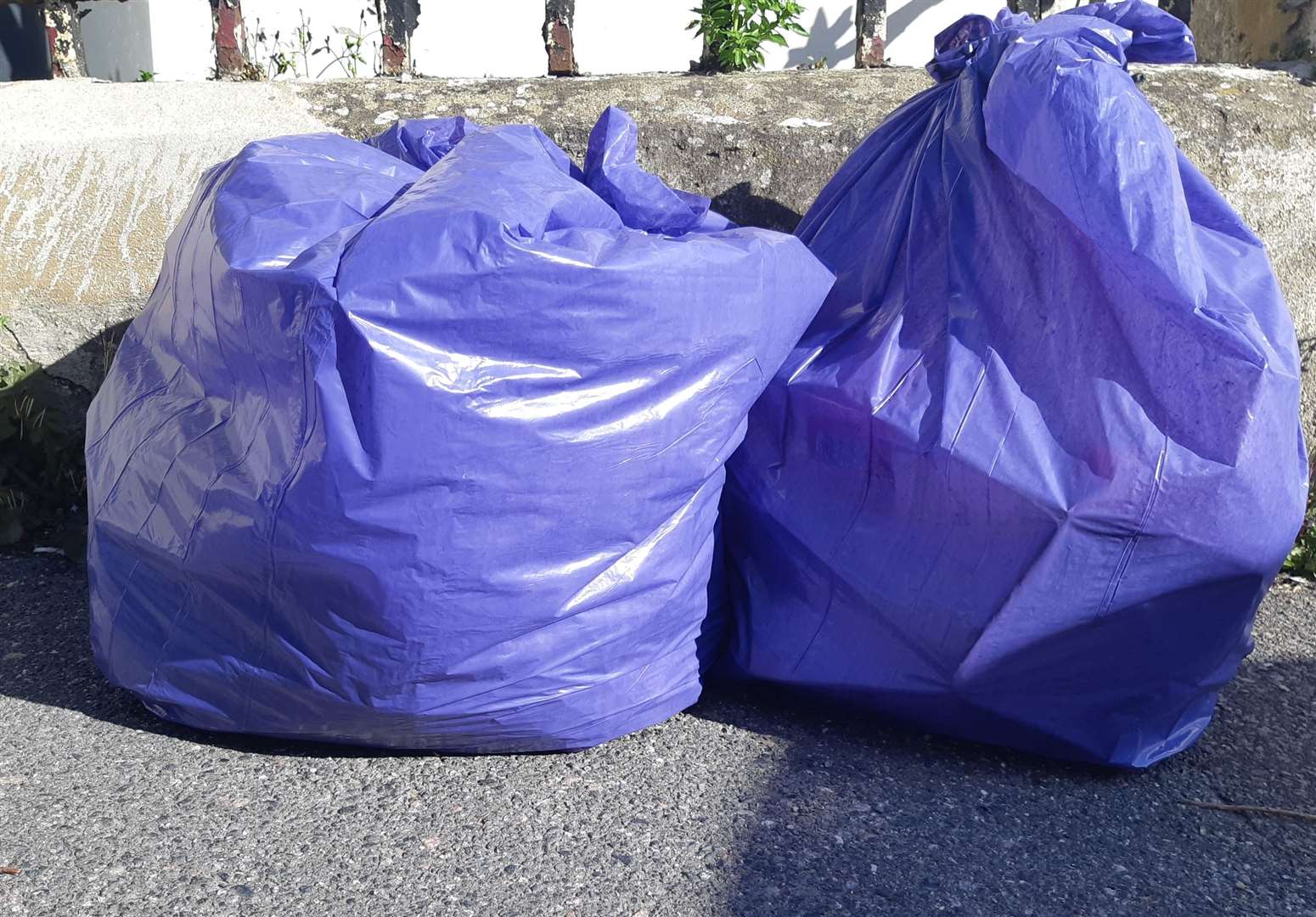 Bin bag in Dover ready to go this week. Will they be picked up in time?