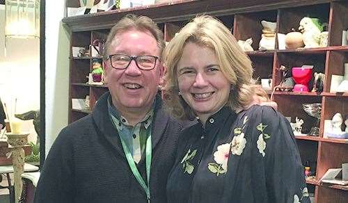 Antiques experts Catherine Southon and Mark Stacey will be on hand to give free valuations at this year’s South East Property Expo.