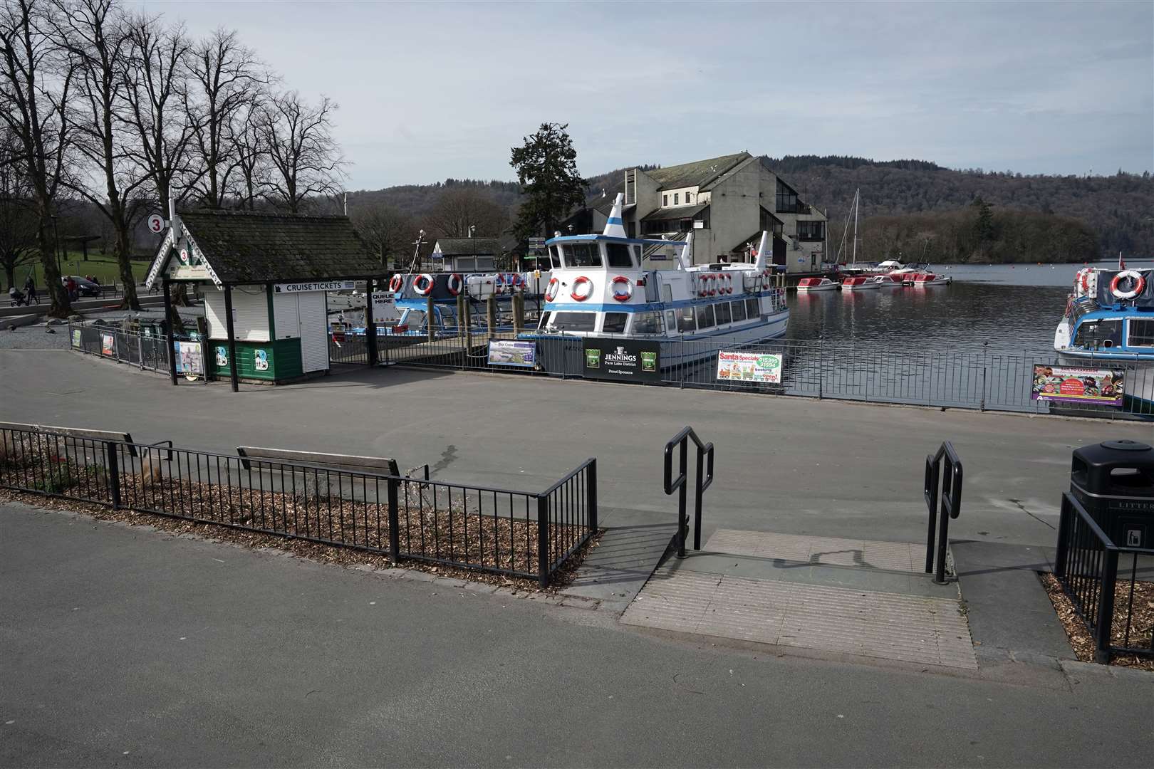 Lake Windermere in the Lake District devoid of tourists (Owen Humphreys/PA)