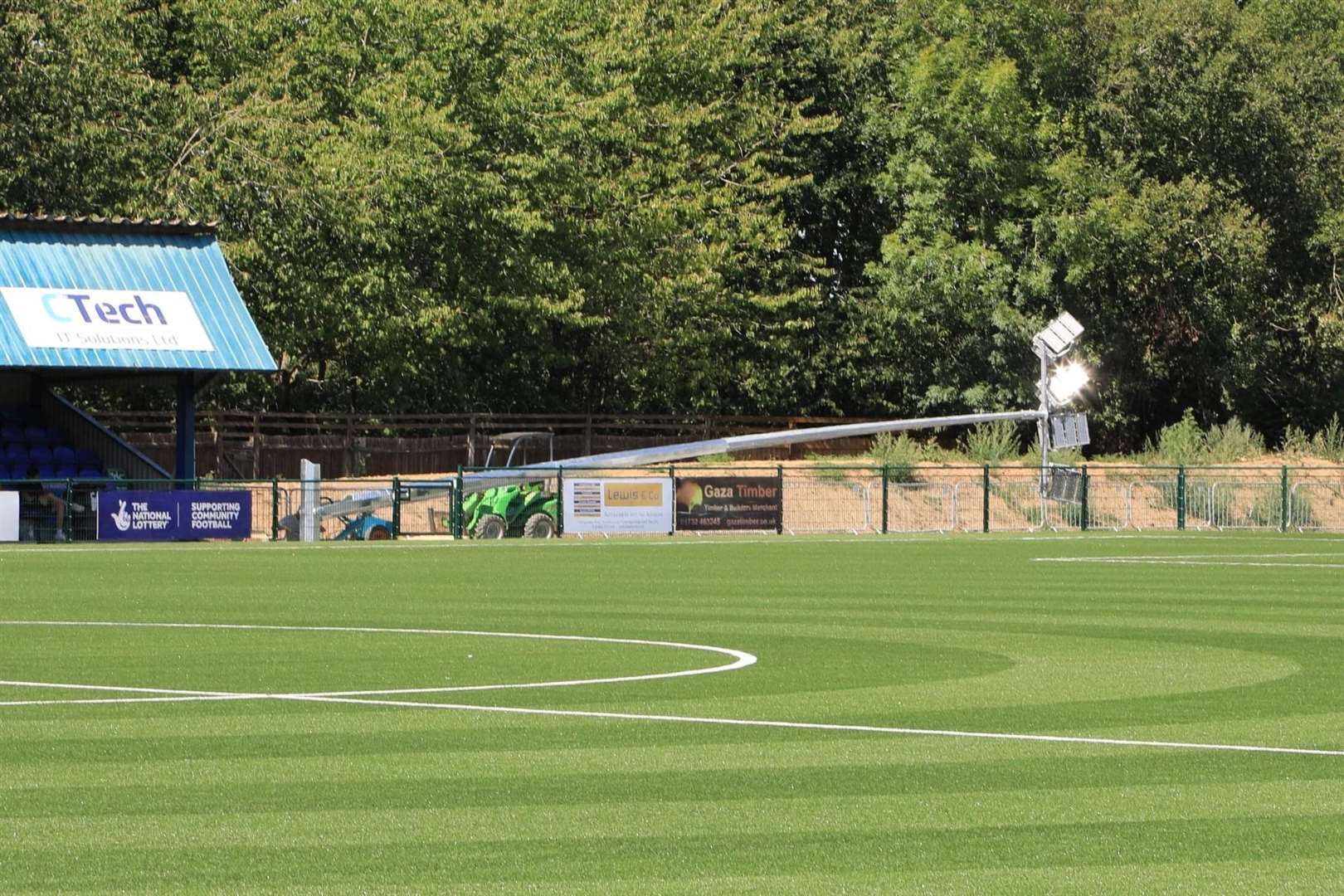 New floodlights have been installed as part of the project Picture: Tonbridge Angels