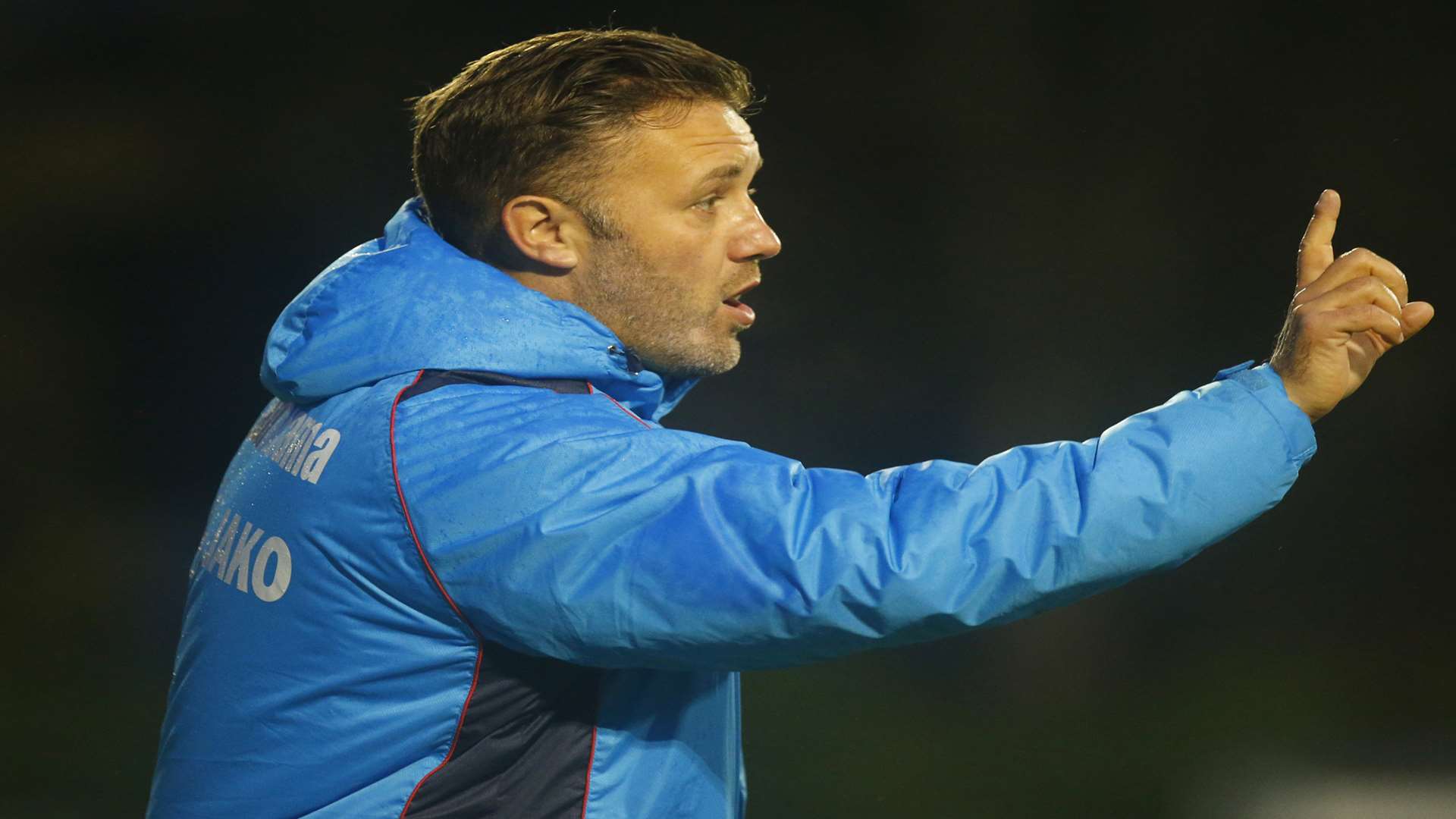 Maidstone manager Jay Saunders Picture: Andy Jones