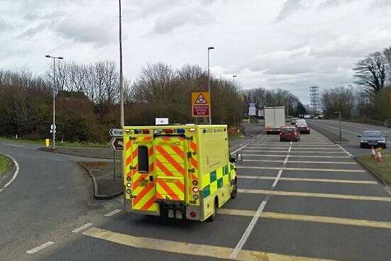 The young man was killed on the A2 near Whitfield. Picture: Google Street View