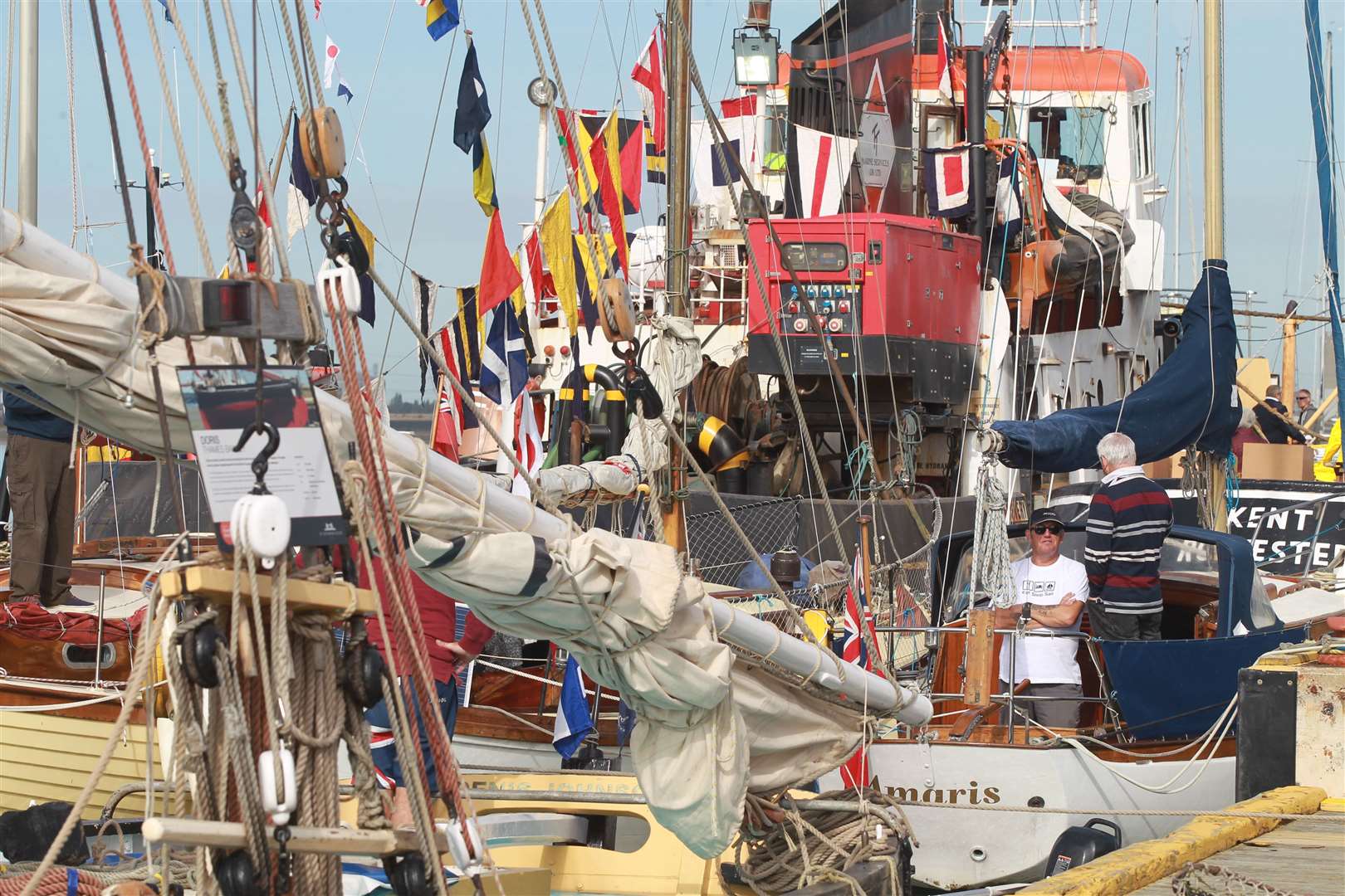 The Classic Boat Festival at Queenborough Harbour. Picture: John Westhrop