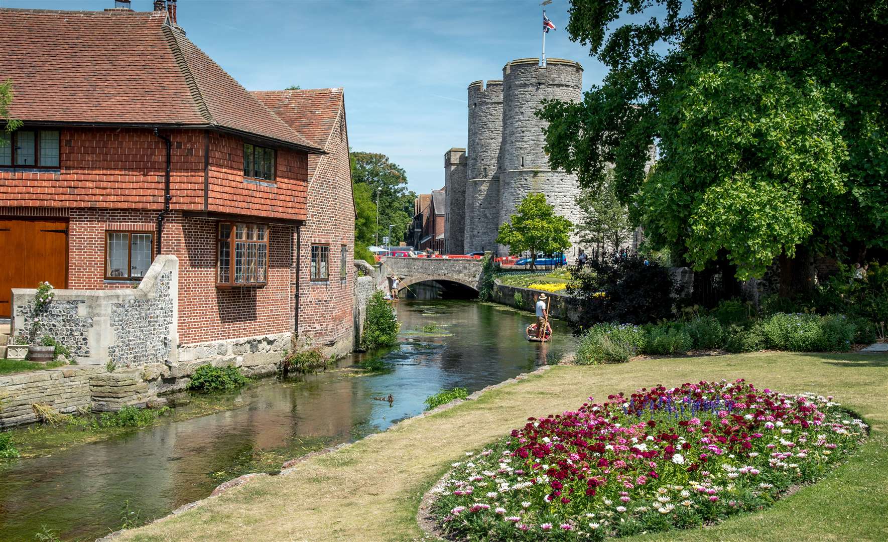 The River Stour in Canterbury