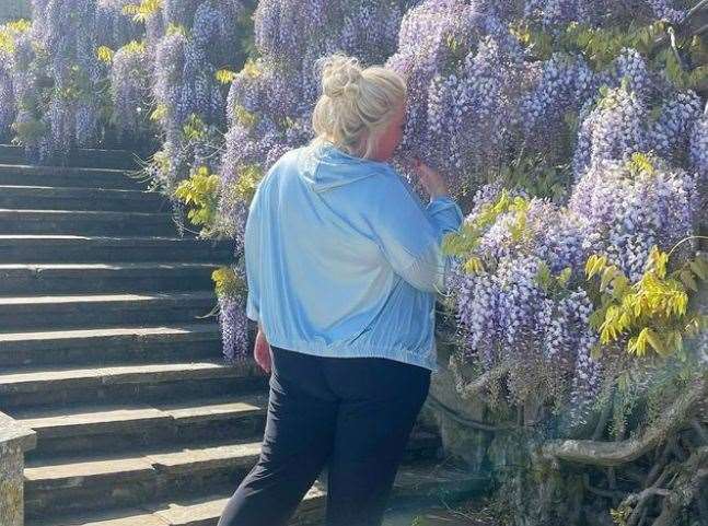 The Towie star described the park as the "most beautiful place". Picture: @gemmacollins on Instagram