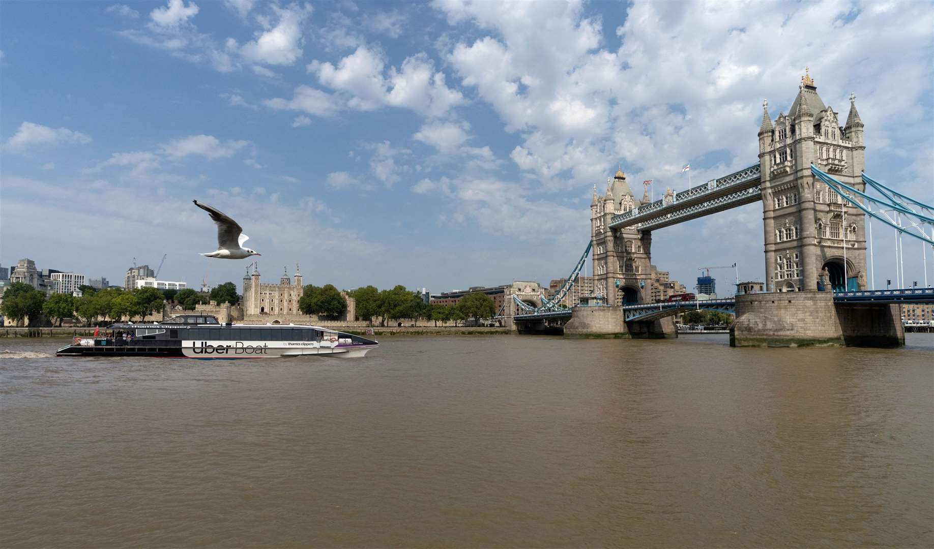 Uber Boat will run a summer special service from Gravesend to Greenwich and London. Stock picture