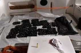 350kg of cocaine was discovered on the boat a Folkestone man purchased to smuggle drugs. Picture: CPS