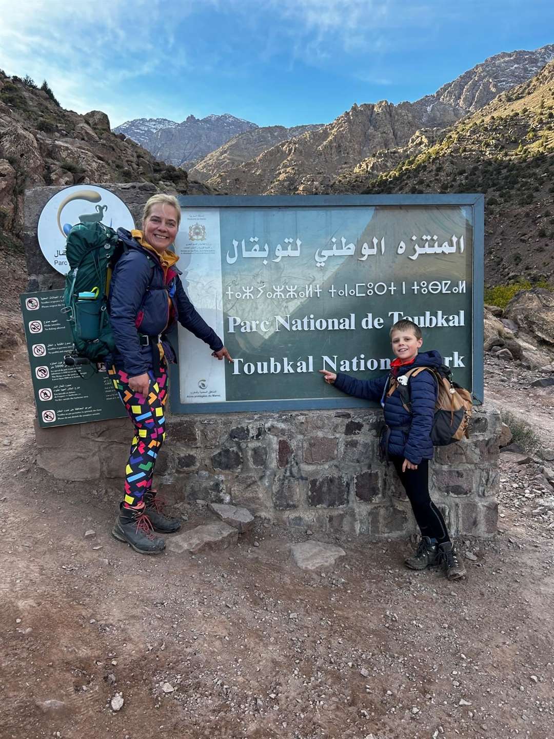 Frankie McMillan has been regularly climbing mountains with his mother Basia (Basia McMillan/PA)