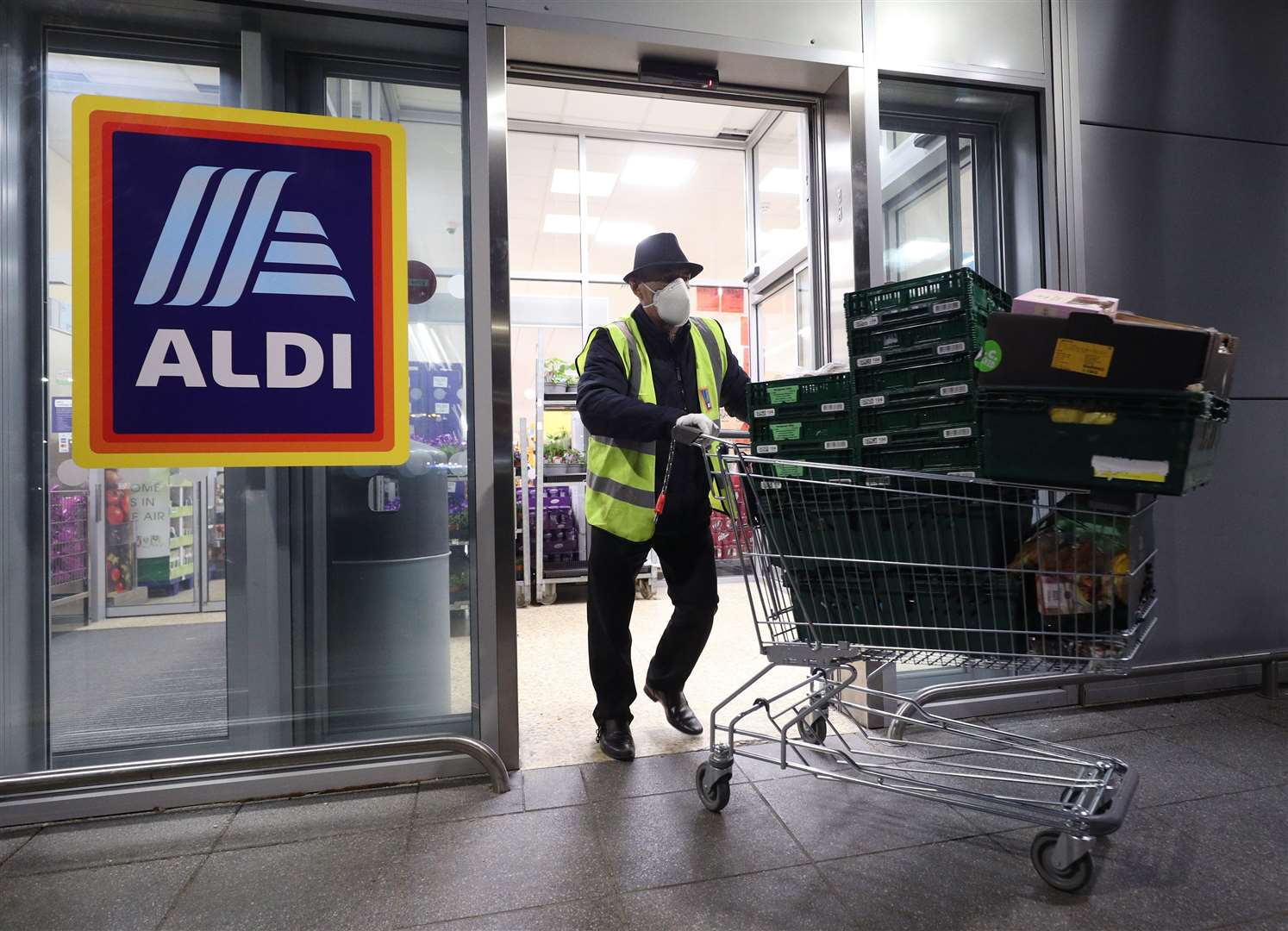 Aldi has been named the UK’s top in-store supermarket in the annual Which? survey (Yui Mok/PA)