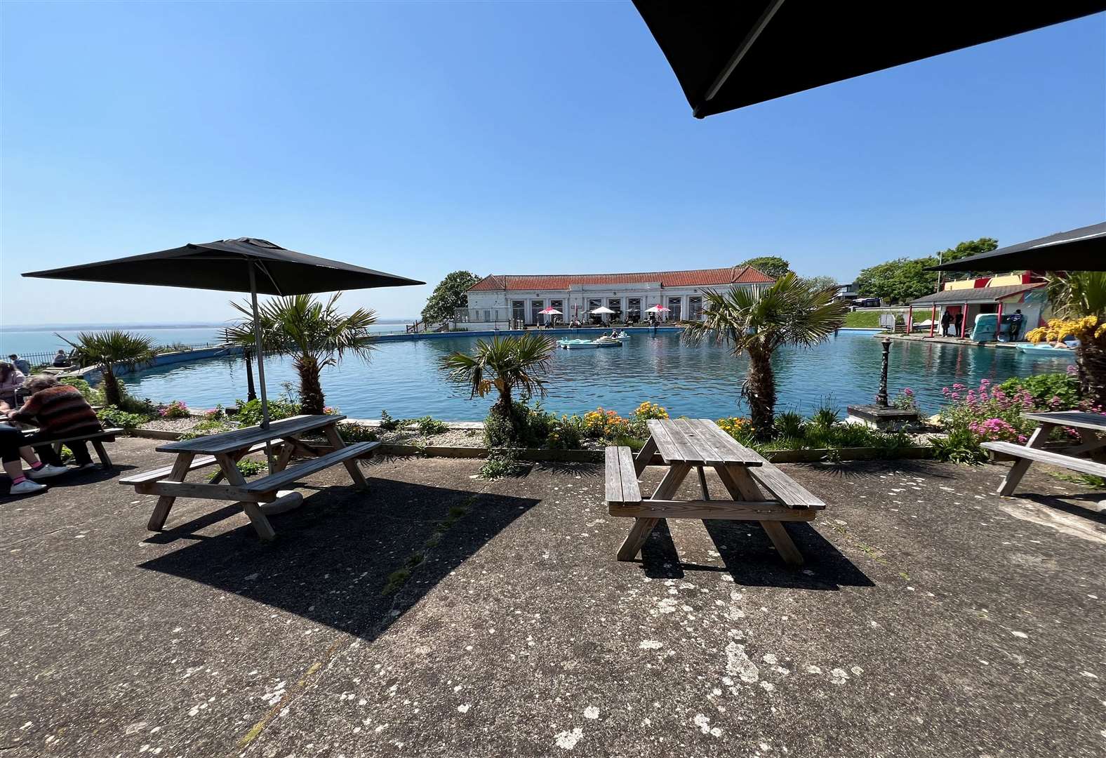 Ramsgate Boating Pool looks like a slice of the Med on a sunny day