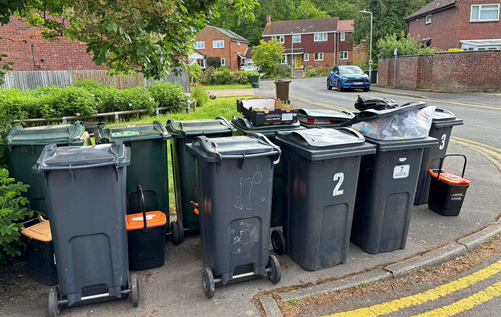 Longbridge is one of the many roads across Ashford and Kent affected by the Suez bin crisis. Picture: Joe Harbert