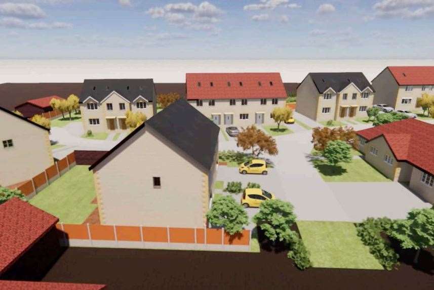 How the 16 dwellings near Barletts Close, Halfway, might look. Picture: Swale planning portal