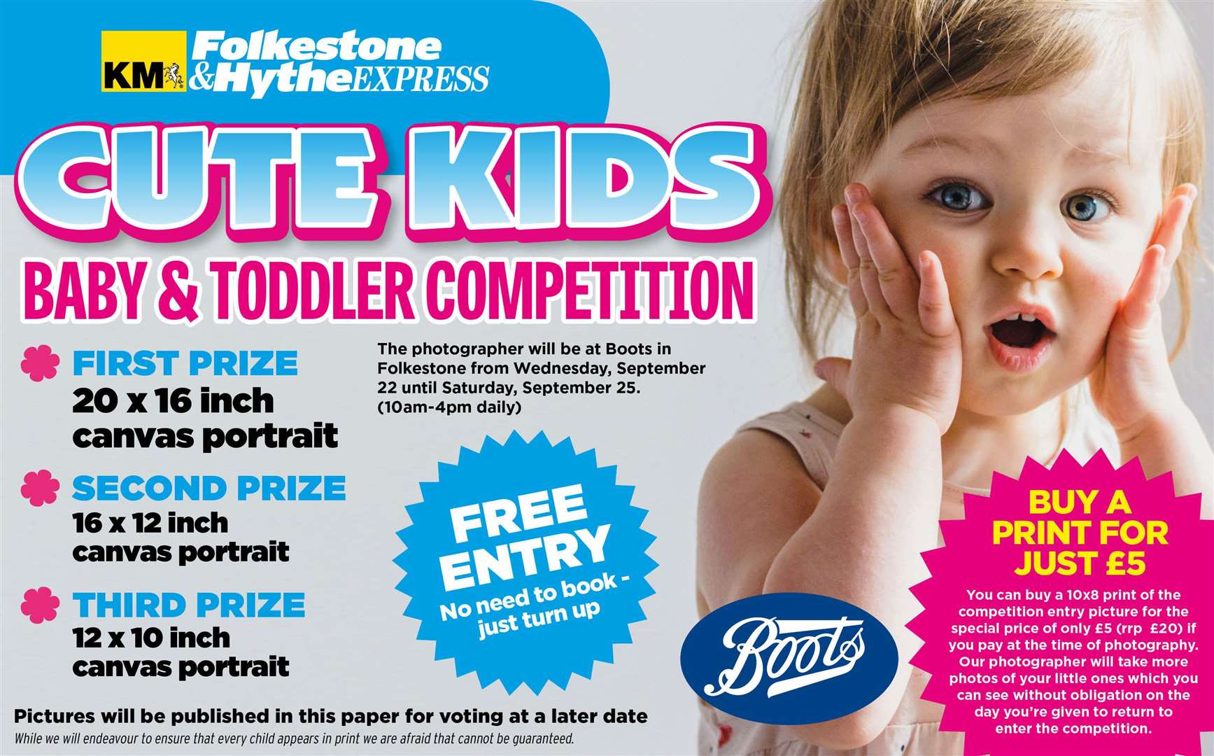 The KM's Cute Kids competition is back