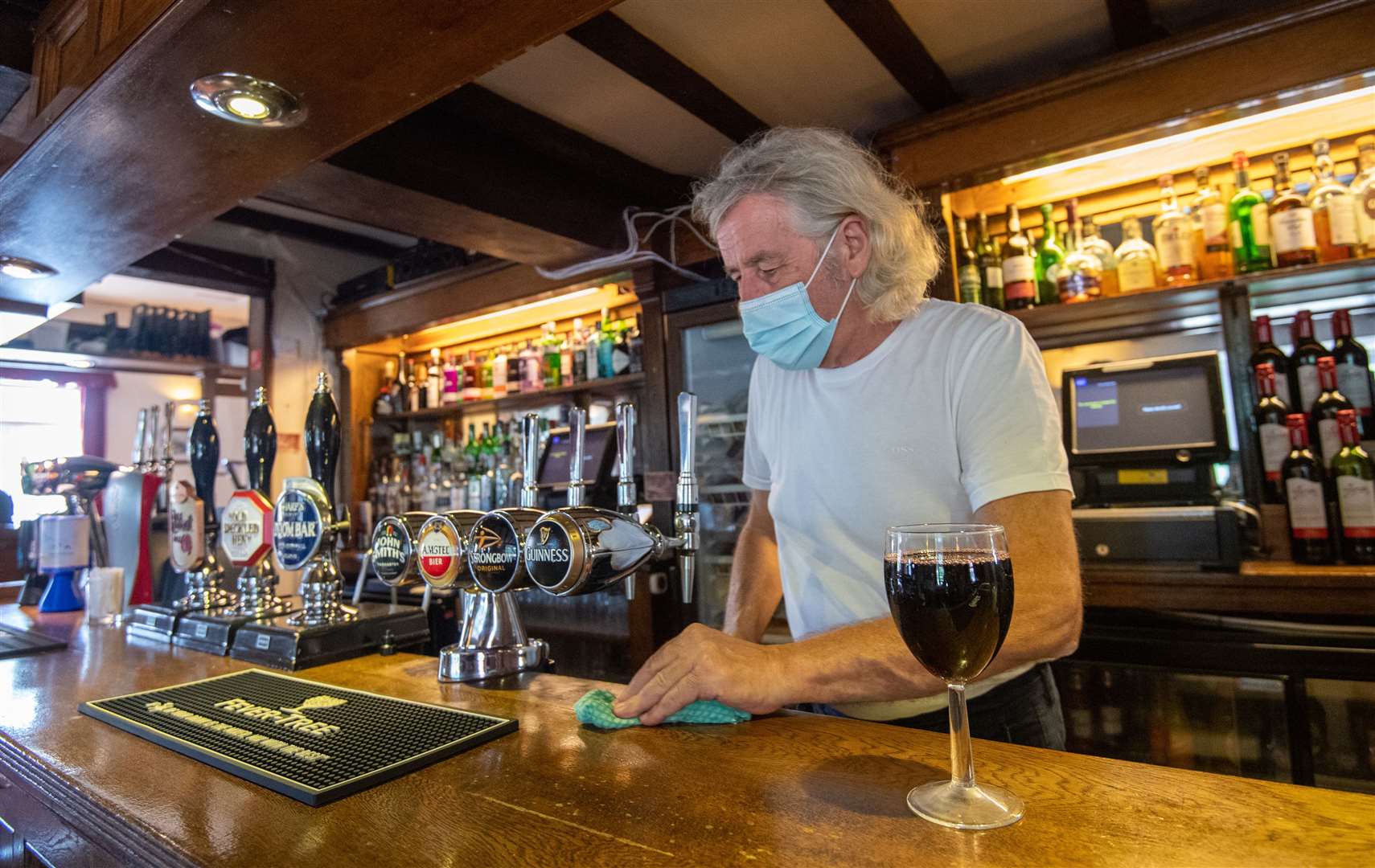 Indoor spaces in pubs will reopen in Scotland from July 15 (Joe Giddens/PA)