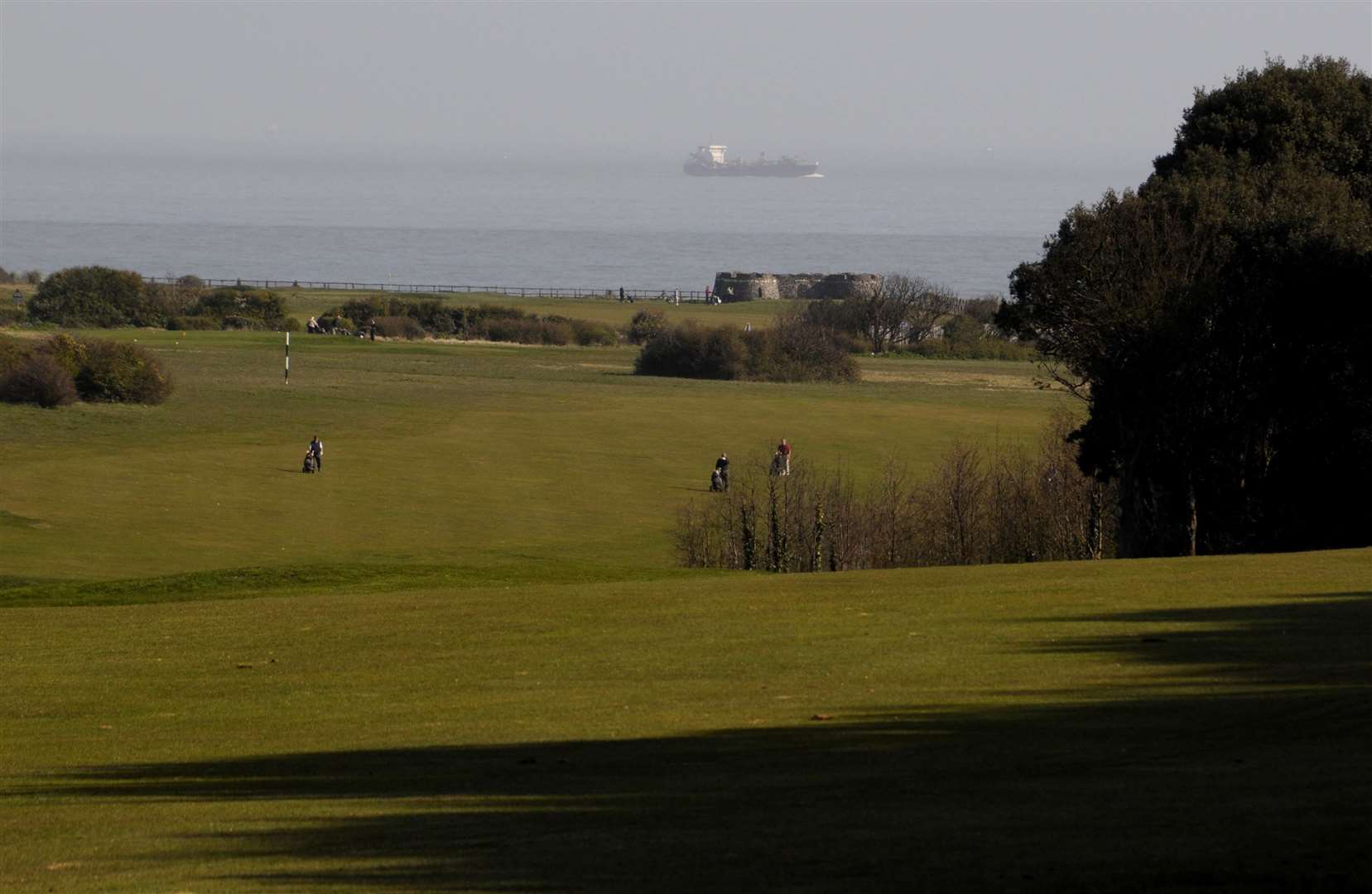 Apartments will have views across the neighbouring golf course