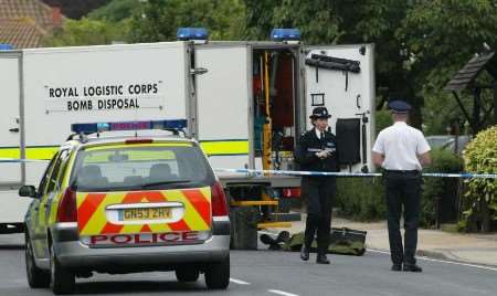 The emergency services at the scene. Picture: PETER STILL