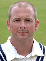 Darren Stevens removed Adams after a 131-ball stay