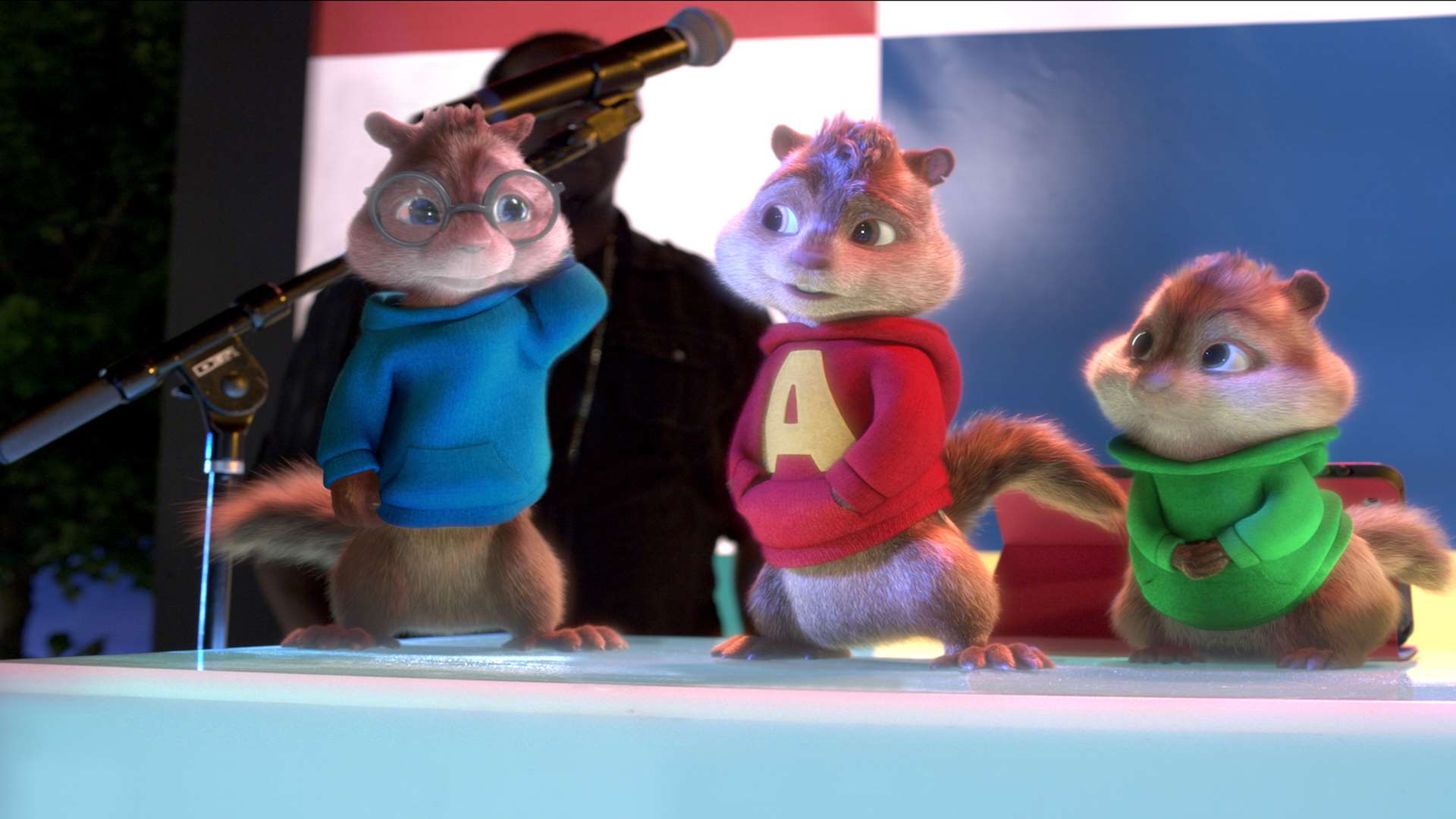 The cheeky chipmunk trio. Alvin and the Cjhipmunks: The Road Chip. Picture: PA Photo/Fox UK