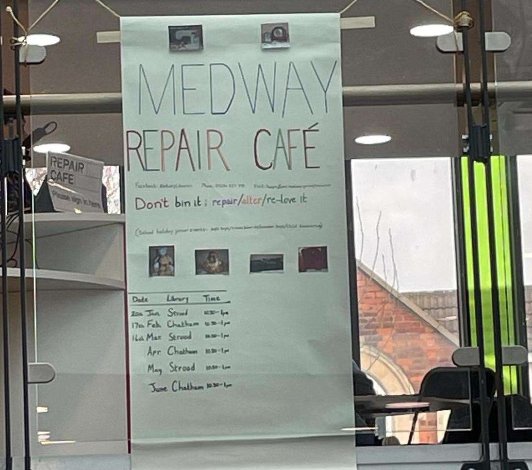 Medway Council has been running its repair cafe sessions throughout the Towns