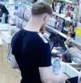 CCTV captured Maynard buying a top-up for his phone. Picture: Kent Police