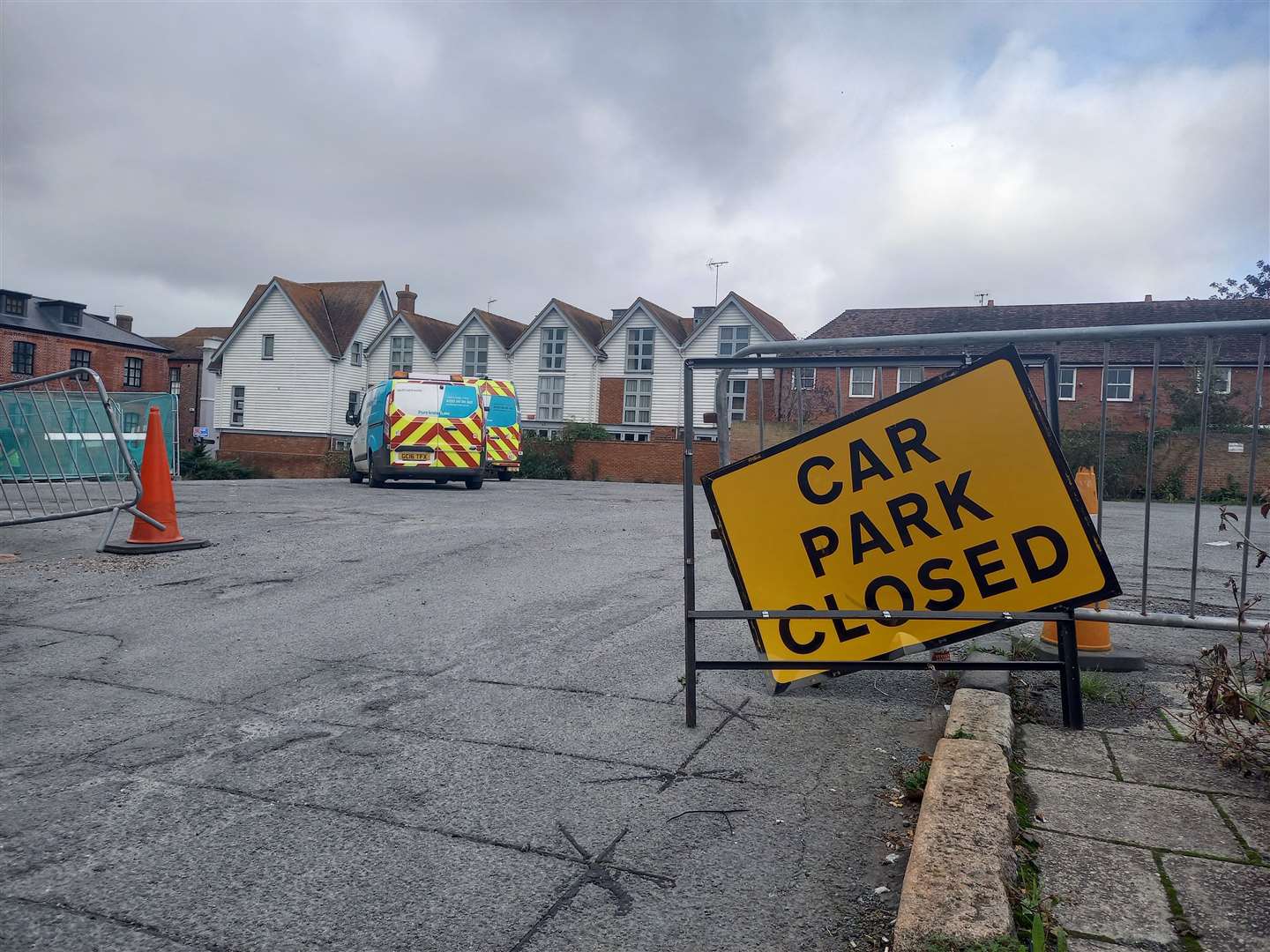 Rosemary Lane car park, Canterbury has sat empty since it closed in 2020