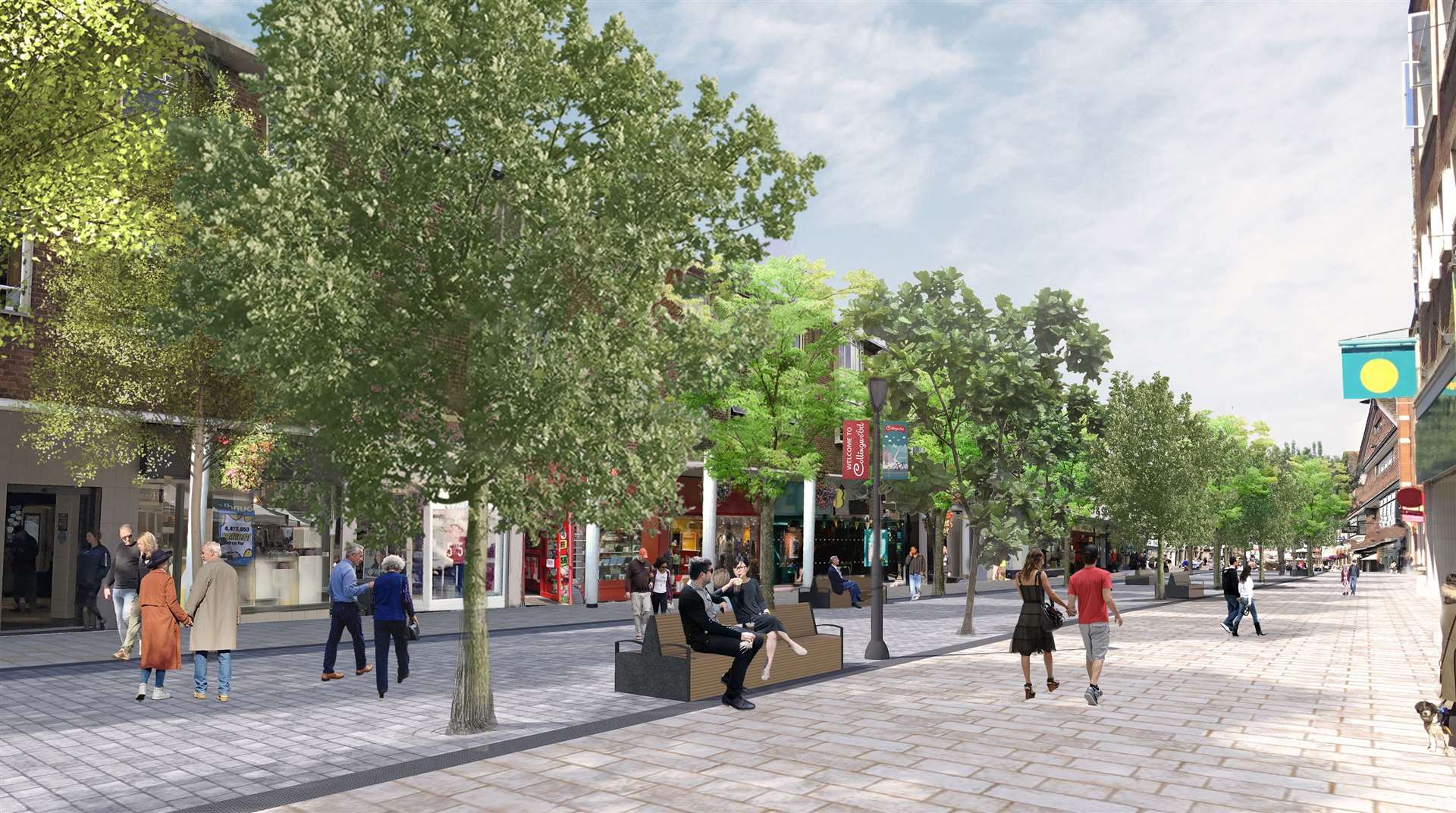 Canterbury City Council wants to press ahead with its planned transformation of “dated” St George’s Street