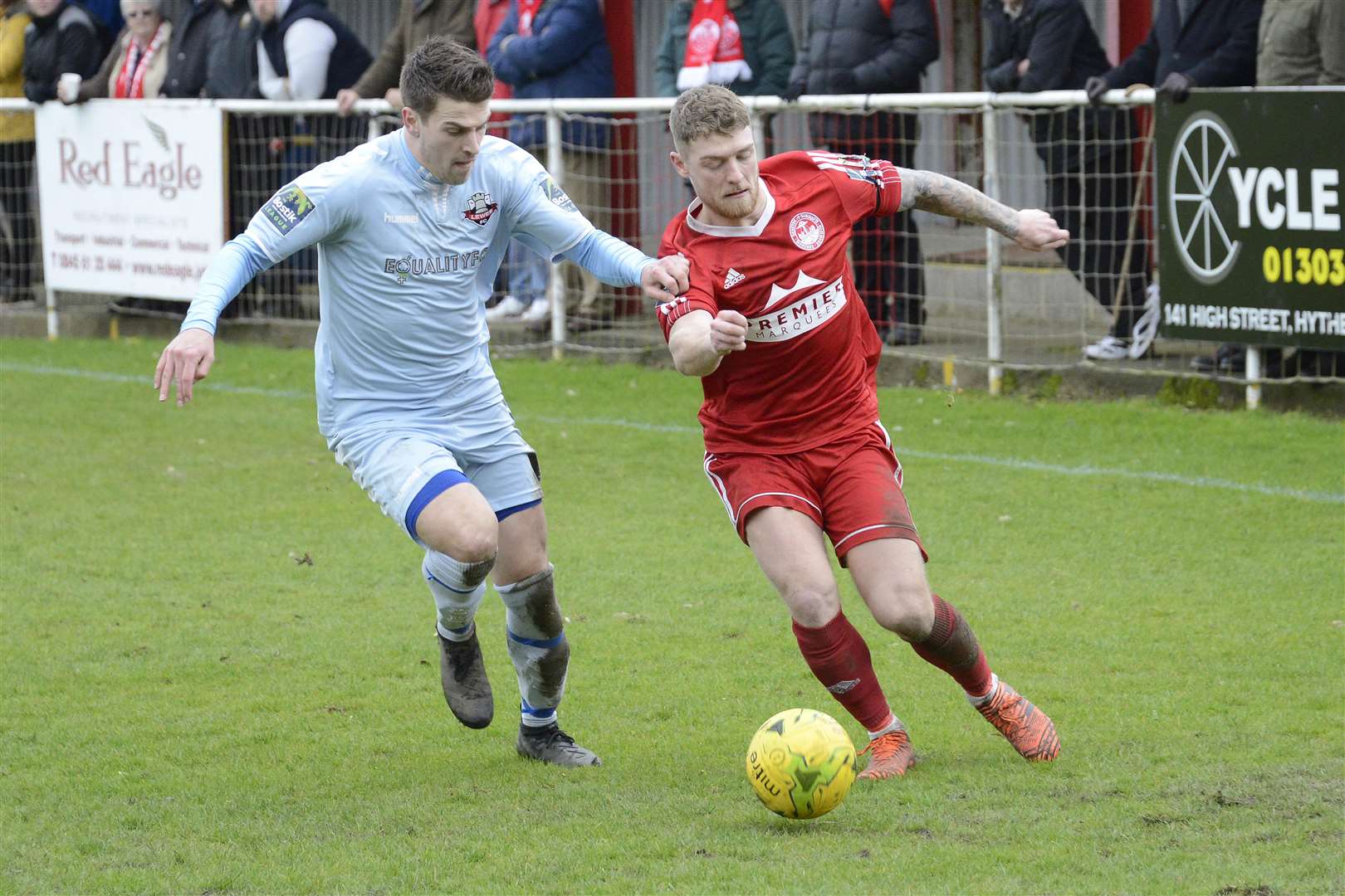 Hythe beat league leaders Lewes over the weekend Picture: Paul Amos