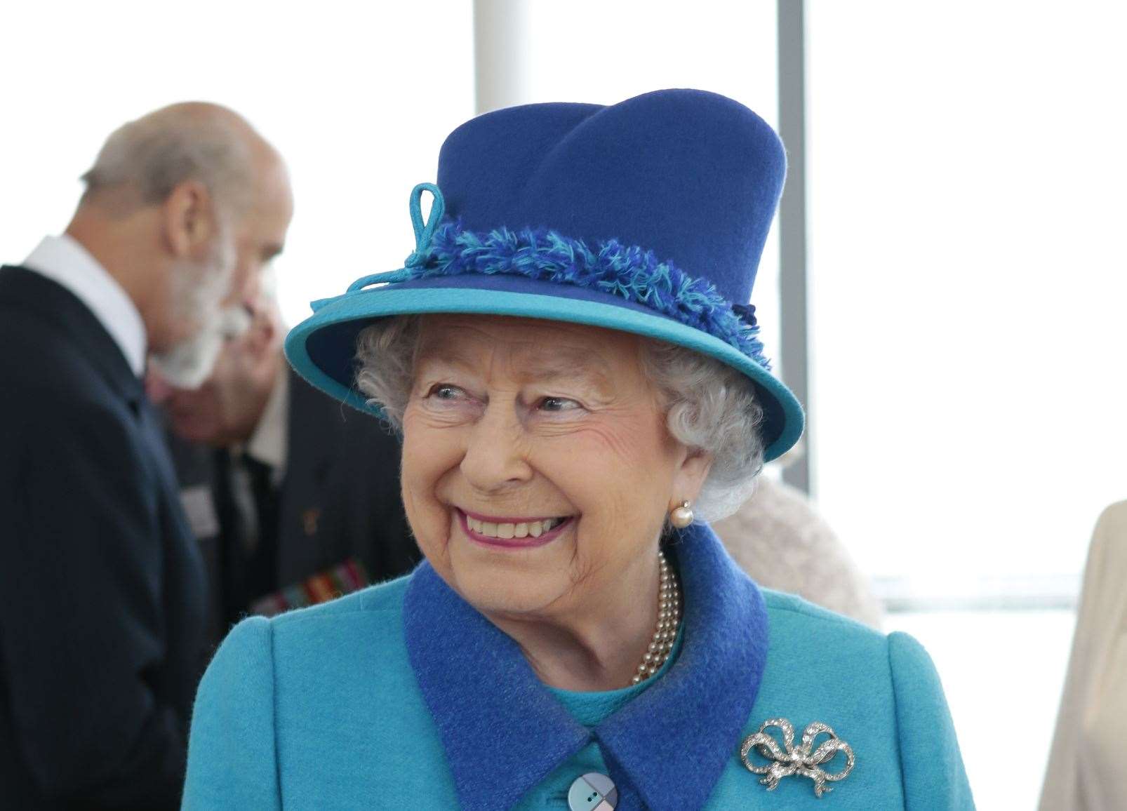 The Queen, pictured in Capel-le-Ferne, near Folkestone, has today received a Covid vaccine at Windsor Castle