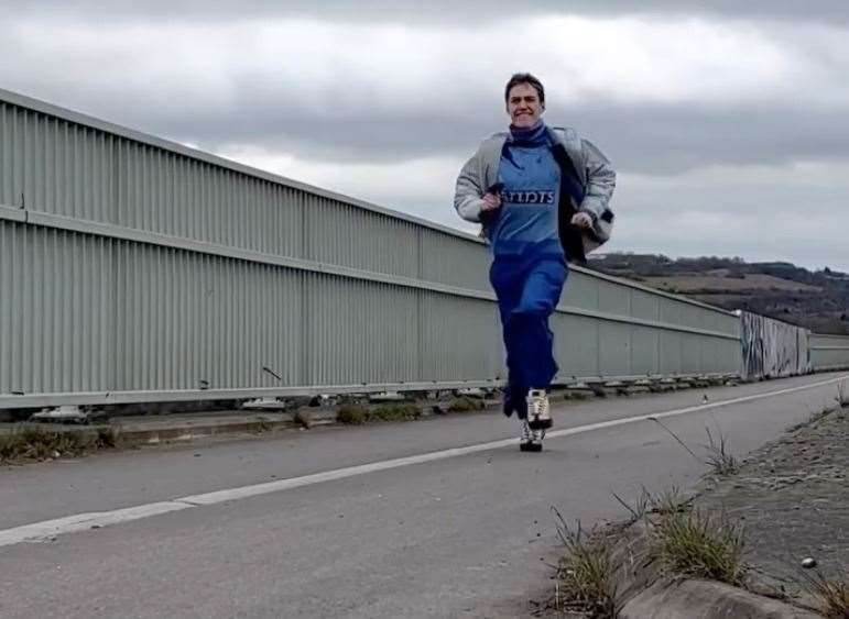 A world famous social media star was spotted chasing trains in Kent over the weekend. Picture:@francis_bourgeois43/Instagram