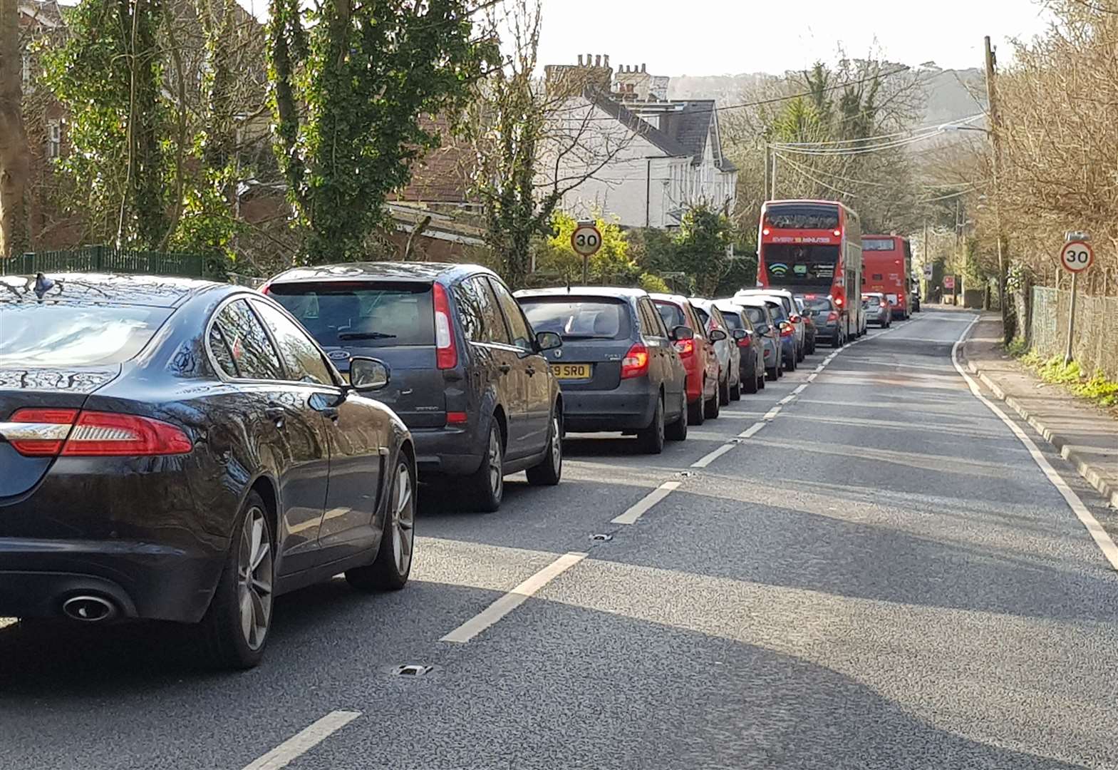 Traffic chaos in Canterbury to continue into April as Shalloak Road ...