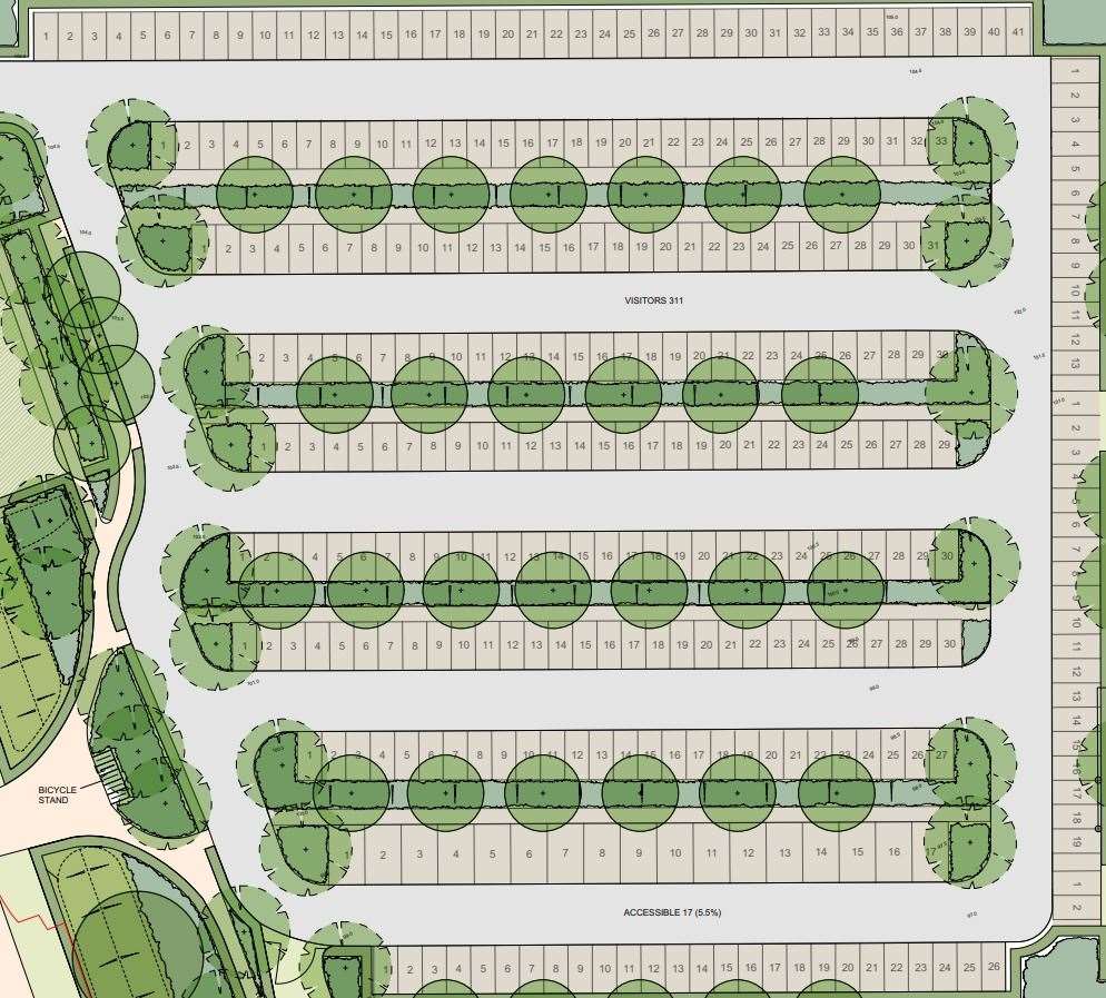 The proposals for the replacement car park at Ightham Mote Picture: National Trust