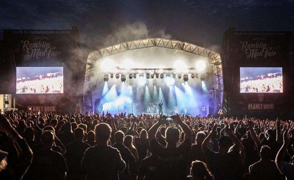 The Ramblin' Man Fair in Mote Park, Maidstone