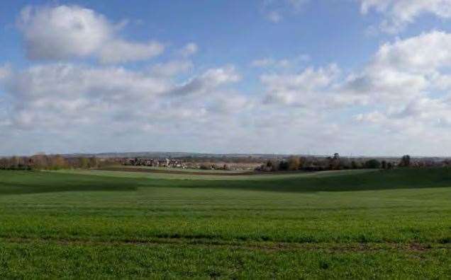 Developers, Trenport, want to build 380 homes on land in Tonge near the Eurolink industrial park in Sittingbourne. Picture: Swale council planning document