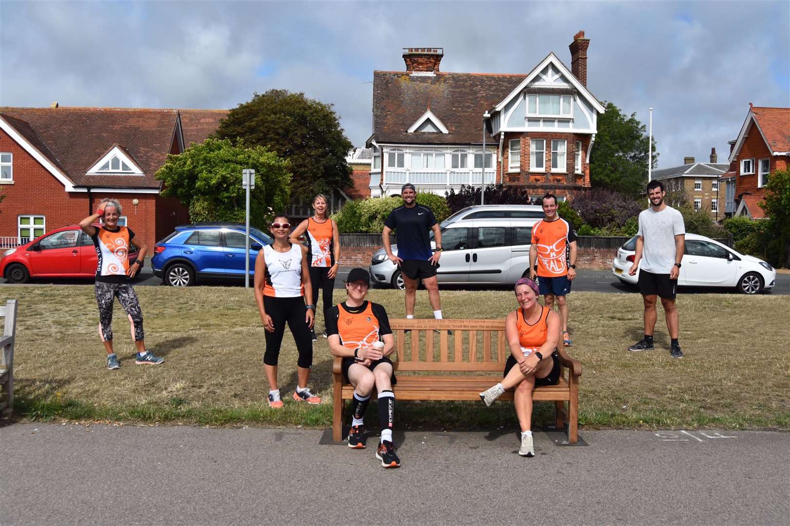 Group photo of Deal Tri members who competed in the club's second virtual relay (37919509)