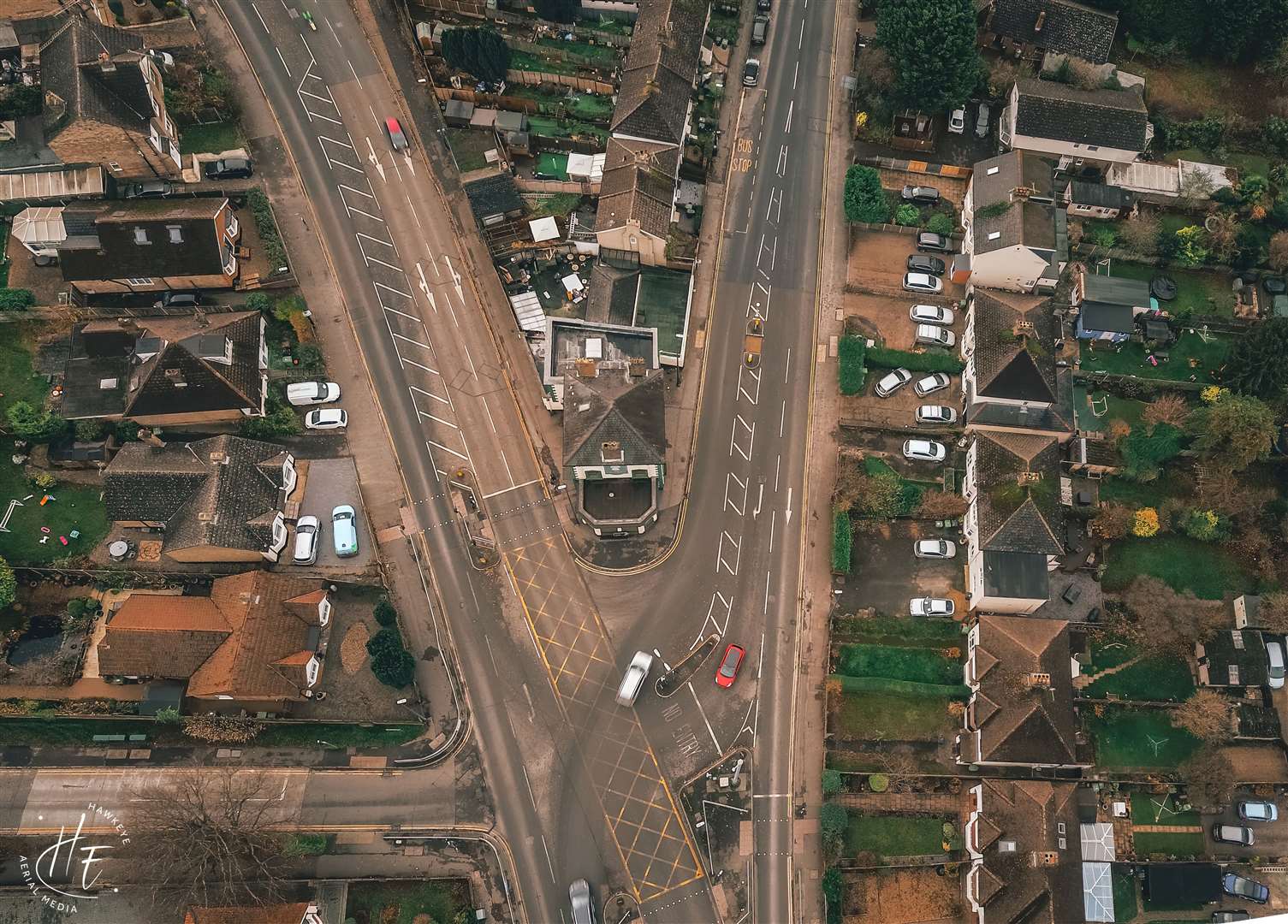 A bird's eye view of the Wheatsheaf supplied by Hawkeye Aerial Media (45636021)