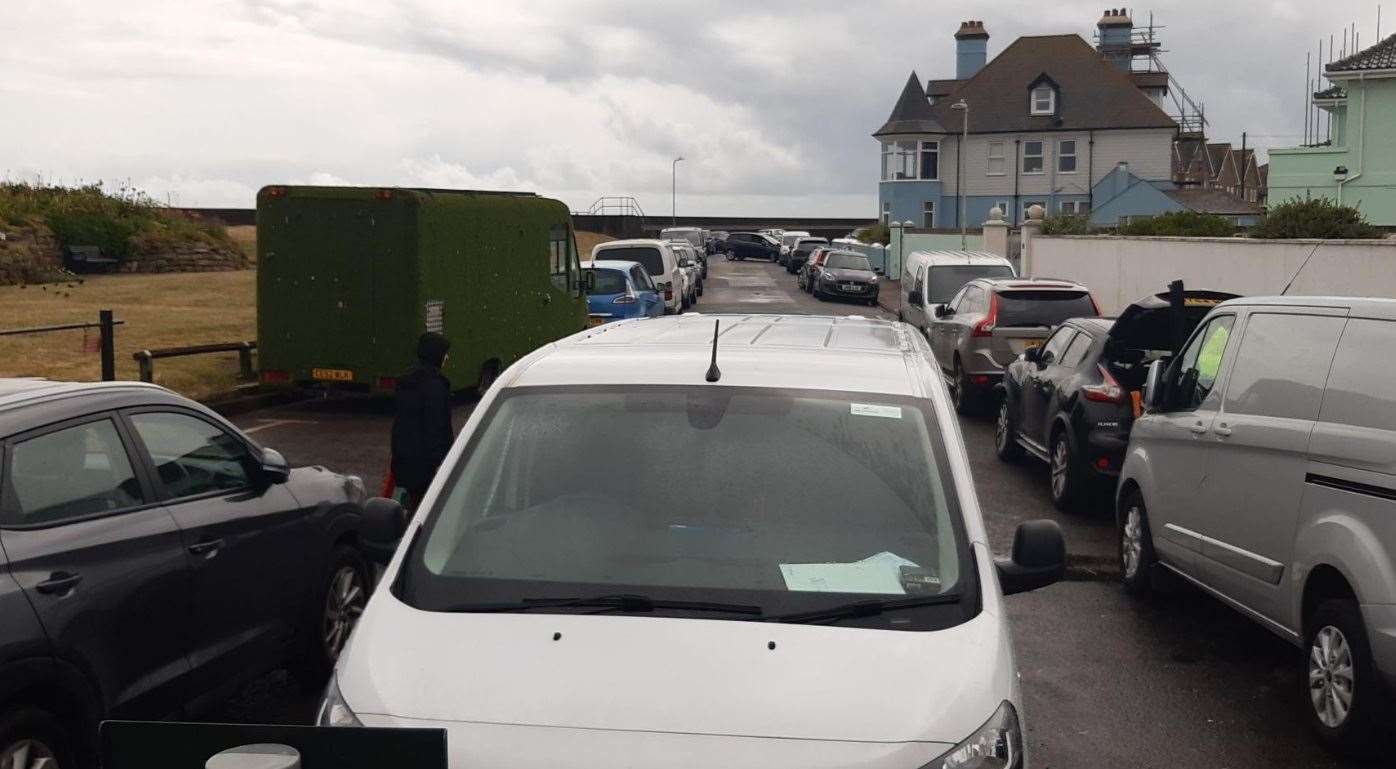 Residents say parking is already an issue in Sandown Road, Deal. Picture: Marie Quigley