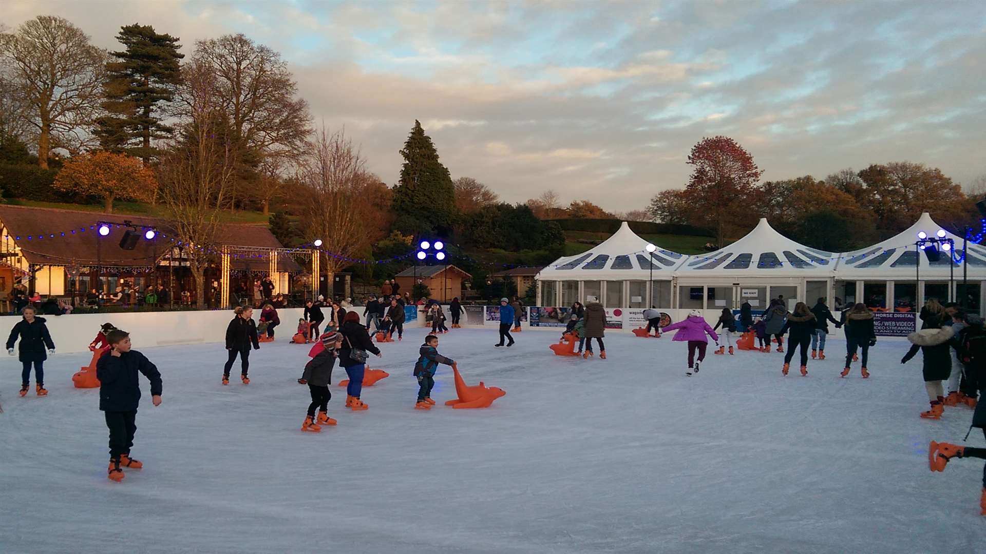 Tunbridge Wells ice skating rink, with live music and food, on sale now