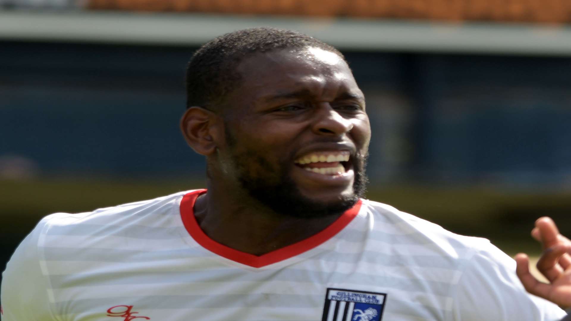 Gillingham striker Jay Emmanuel-Thomas Picture: Barry Goodwin