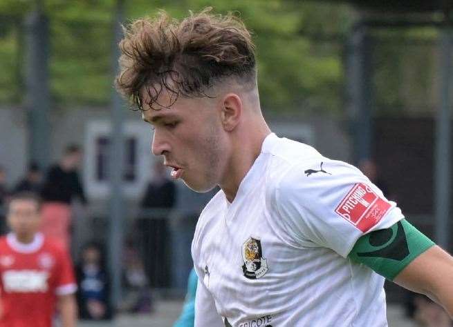 George Whitefield - scored a wondergoal for Dartford on Saturday. Picture: Keith Gillard