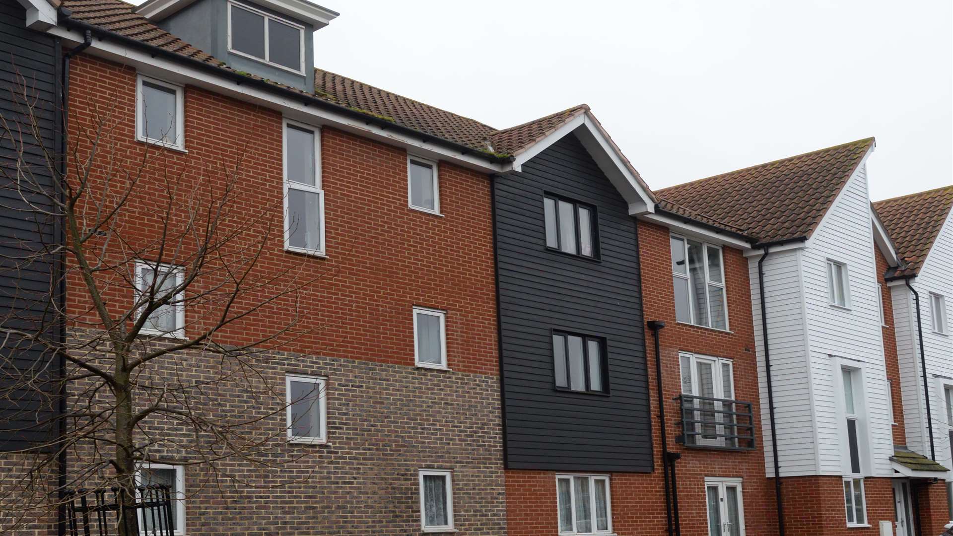 Flats in Edward Vinson Drive, Faversham.