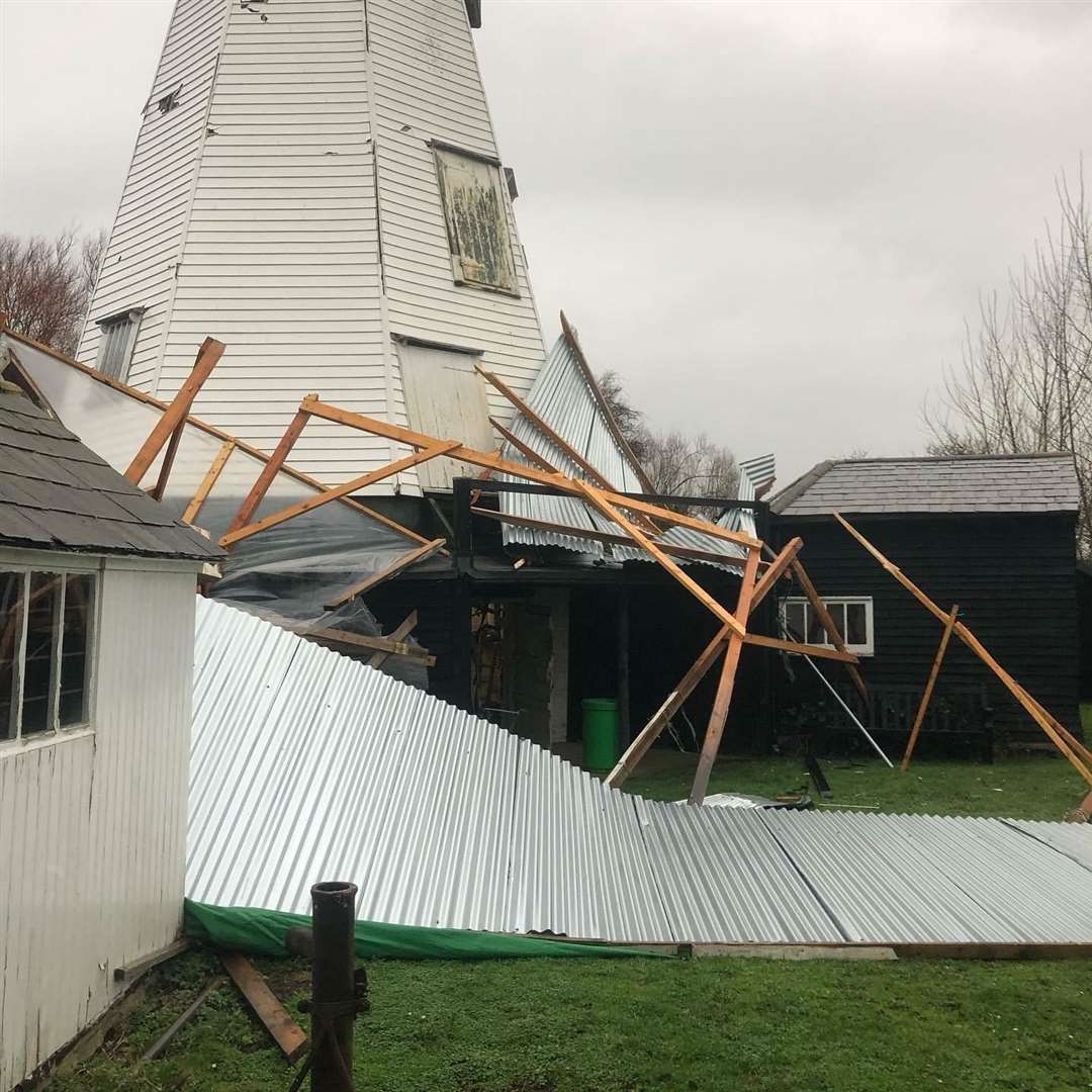 The damage at White Mill Rural Heritage Centre has undone hours of work by volunteers Picture: Kate Coles
