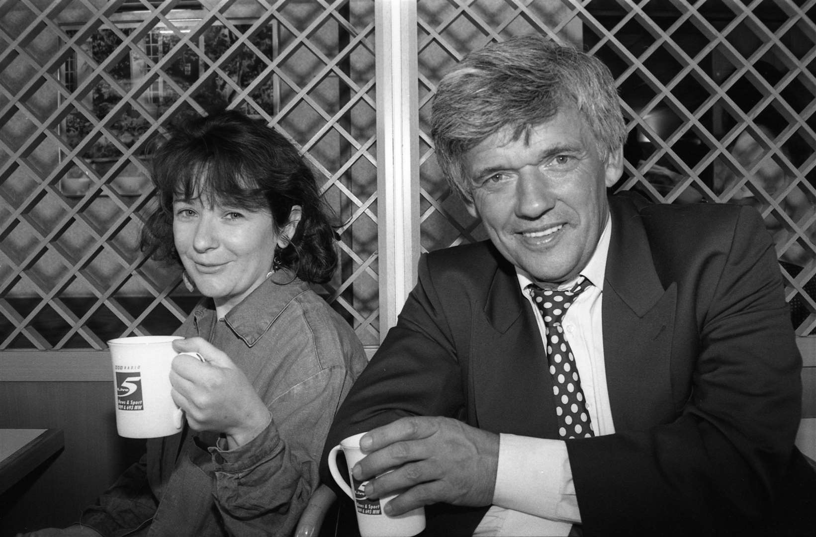 5 Live presenters Jane Garvey and Peter Allen launched the station 30 years ago (5 Live/BBC/PA)