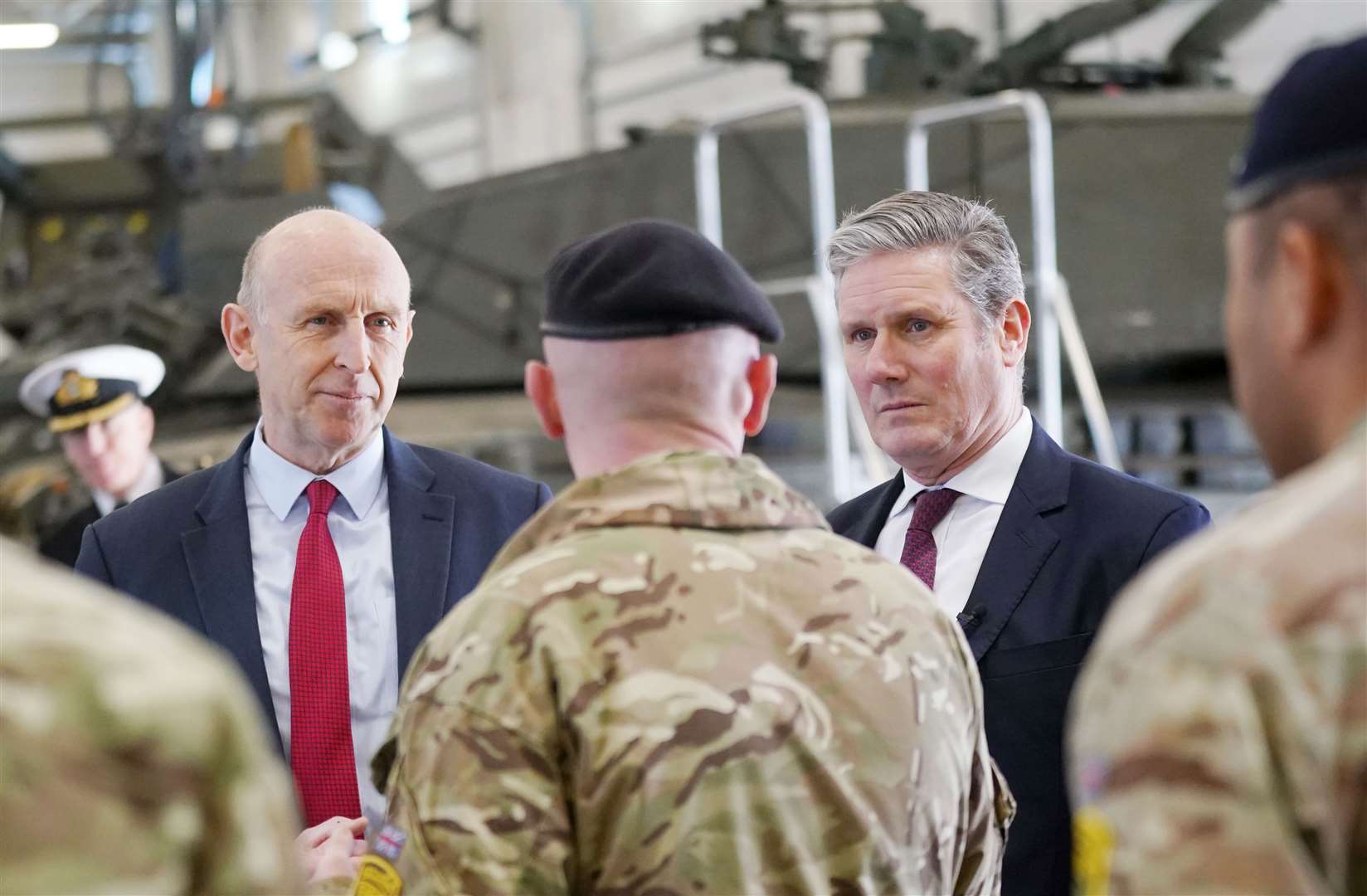 John Healey with Sir Keir Starmner (Victoria Jones/PA)