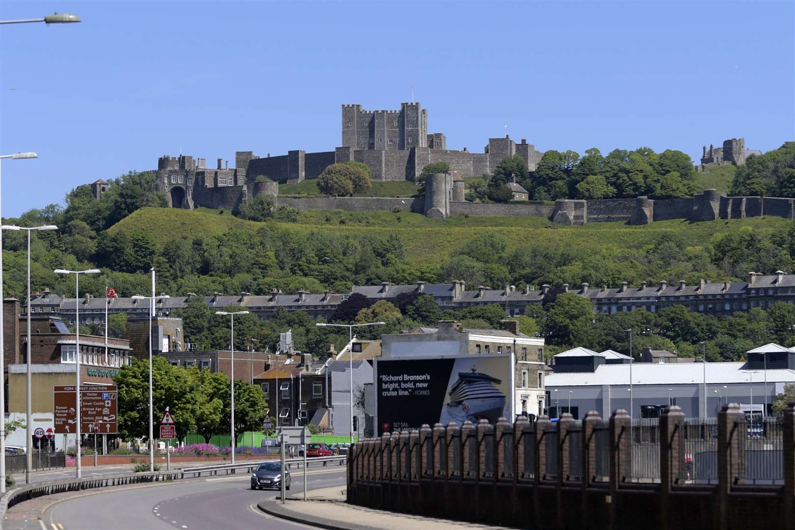 A cable car could link Dover Castle with the town below. Picture: Barry Goodwin