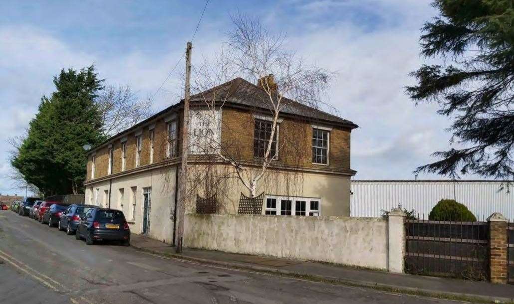 The former Lion Inn in Church Street, Milton Regis