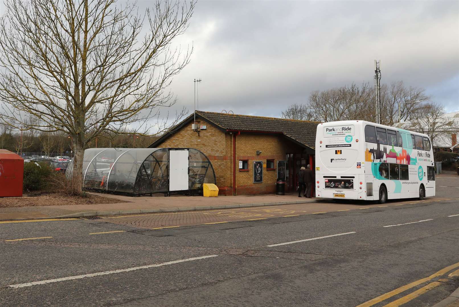 The terminal buildings at each site will remain closed