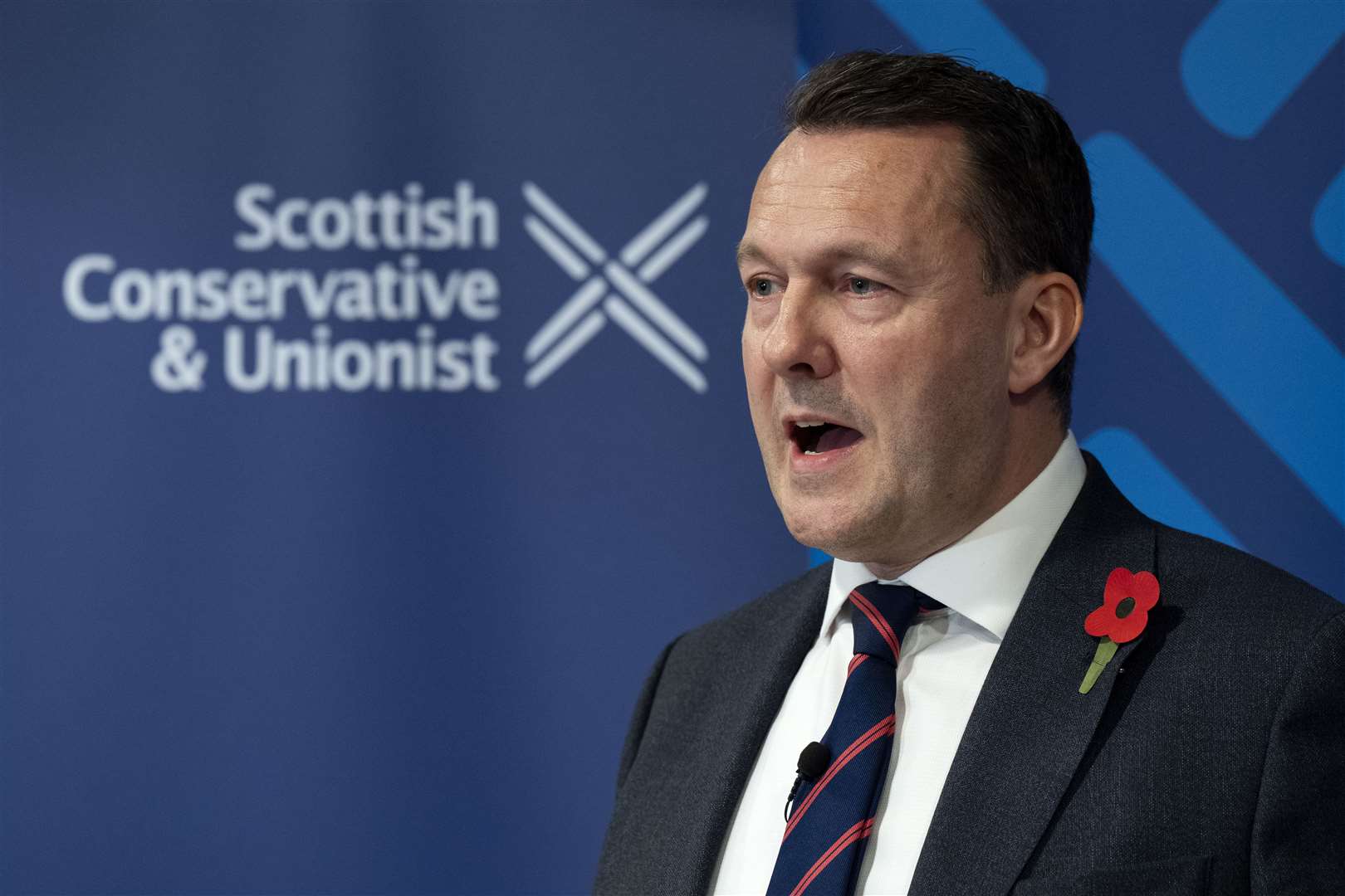 Scottish Conservative leader Russell Findlay congratulated Kemi Badenoch on becoming the new UK Conservative Party leader (Jane Barlow/PA)