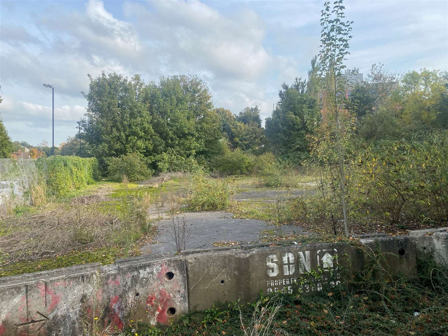 The site of the Milton Place development. Picture: Gravesham Borough Council